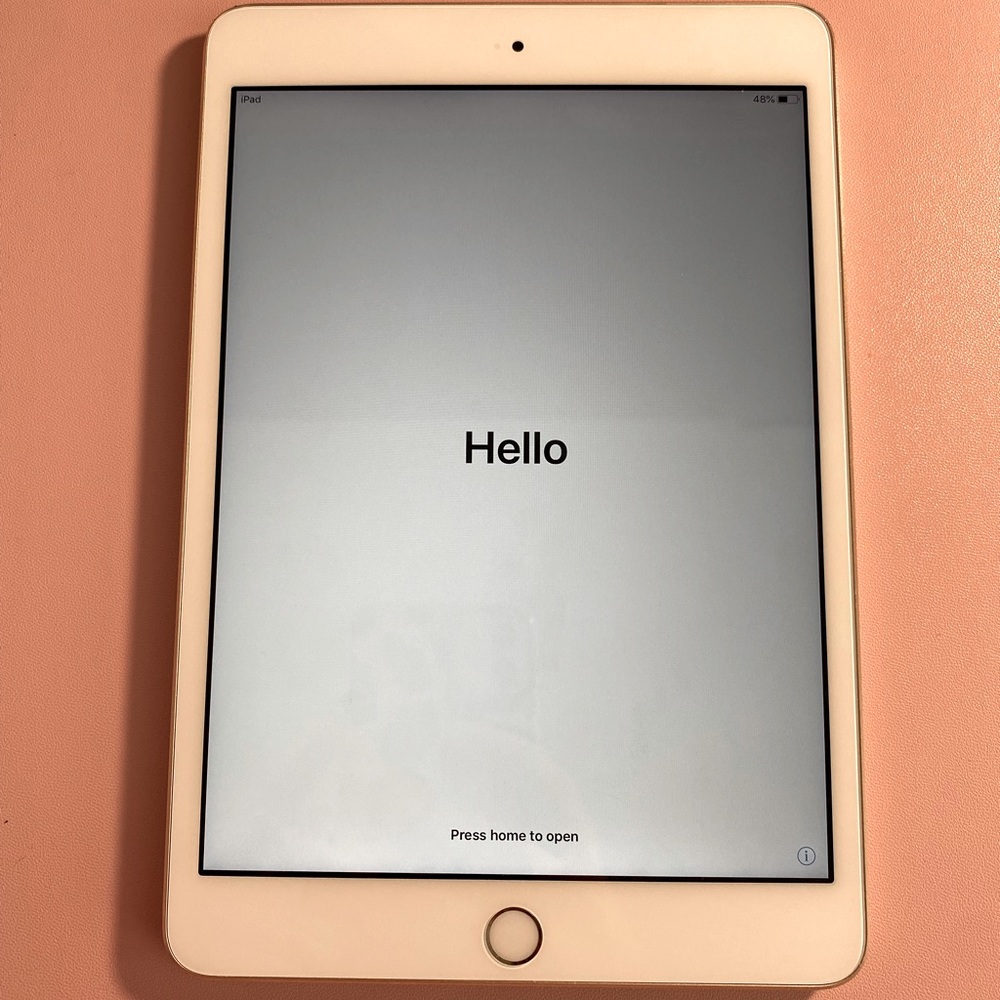 SOLD- iPad Mini (3rd Gen) RARELY USED!! With Case!